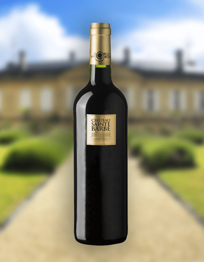 chateau sainte barbe étiquette de vin chateau sainte barbe étiquette de vin