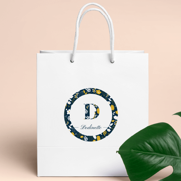 dodinette créations artisanales logotype pochette dodinette créations artisanales logotype pochette
