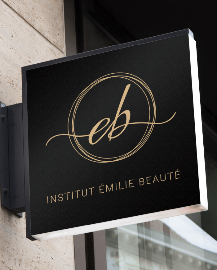 emilie beauté institut logo enseigne emilie beauté institut logo enseigne