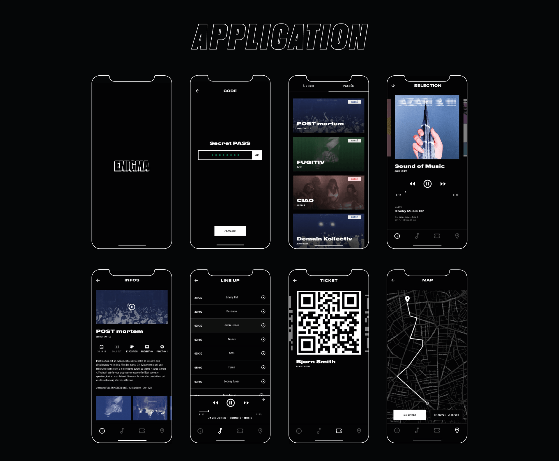 enigma application mobile maquette enigma application mobile maquette