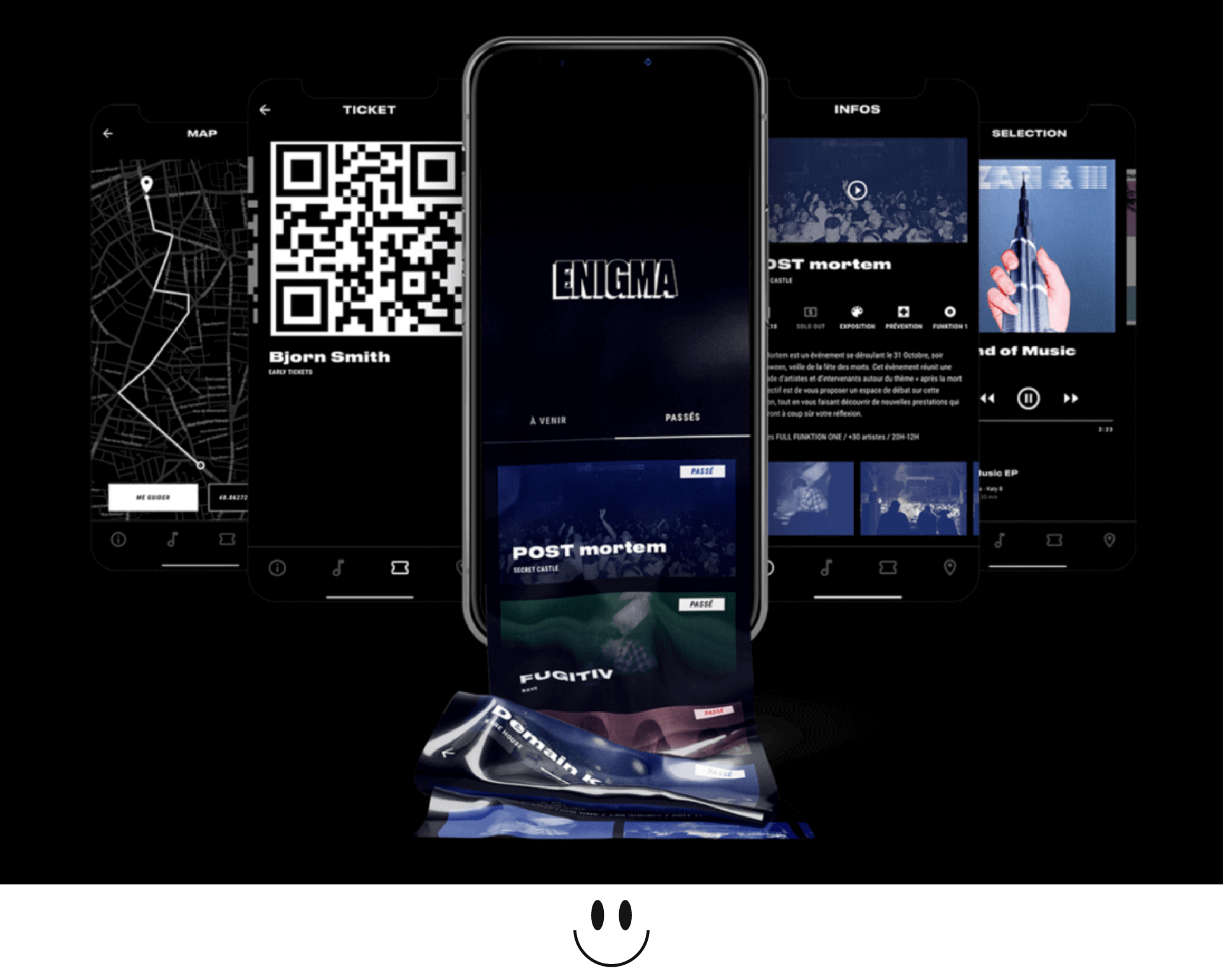 enigma application mobile mokup enigma application mobile mockup