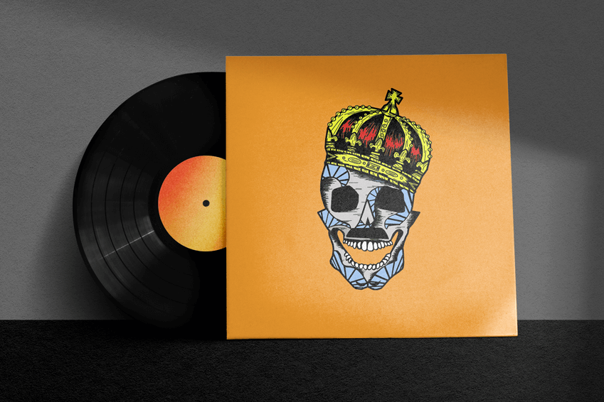 illustration pochette d'album queen