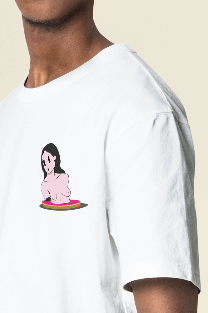 illustration t-shirt statue