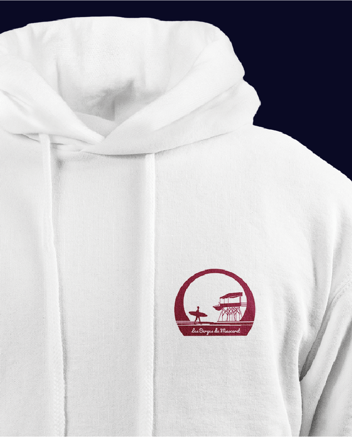 les berges du mascaret logo sweat les berges du mascaret logo sweat