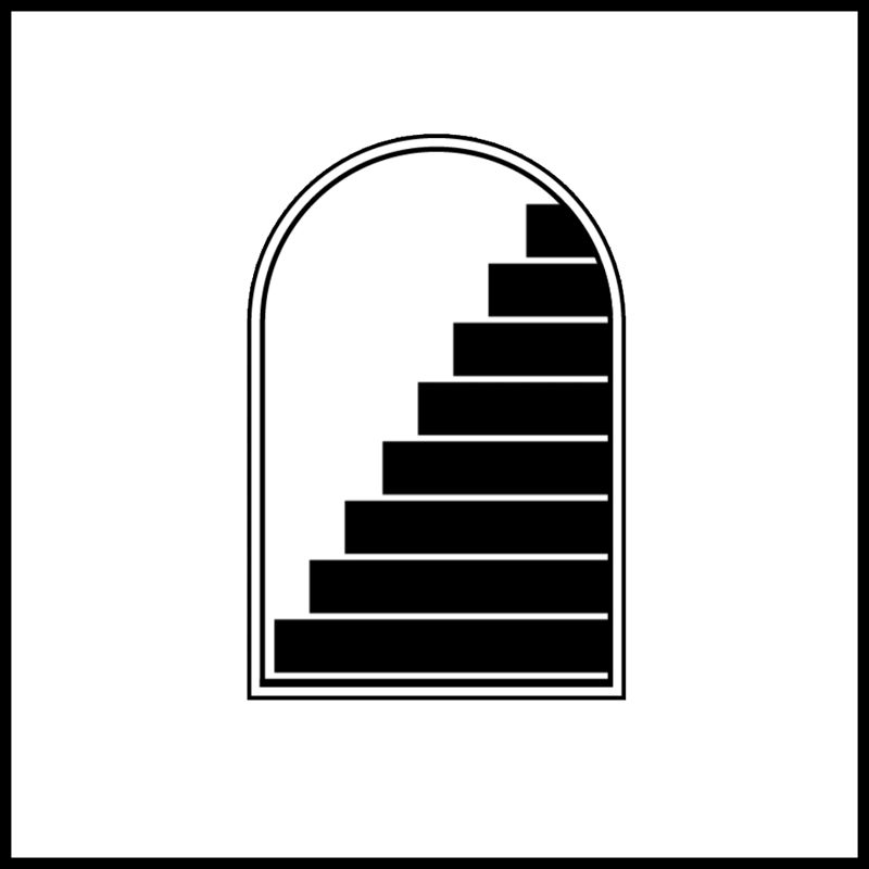 motion design animation escalier infini