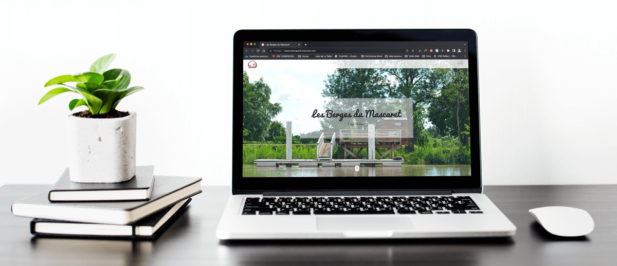 webdesign site internet location berges du mascaret